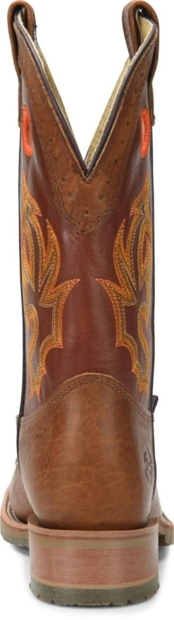Double H Boots: Men's DH5400 Brown Square Steel Toe ICE Roper 13" Pull On Cowboy Boot 12 Double H Boots: Men's DH5400 Brown Square Steel Toe ICE Roper 13" Pull On Cowboy Boot -Men's Work Boots Store dh5400 500xauto heel