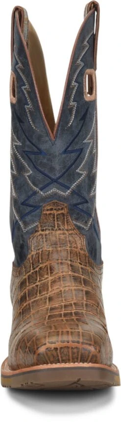 Double H Boots: Men’s DH7011 Navy NYLES 11” Steel Toe Square Toe Roper 12 Double H Boots: Men’s DH7011 Navy NYLES 11” Steel Toe Square Toe Roper -Men's Work Boots Store dh7011 500xauto toe