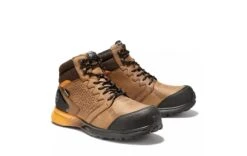 Timberland Pro Boots: Men's A1ZR1 Brown Orange Reaxion Composite Toe Waterproof Hiker -Men's Work Boots Store download 80