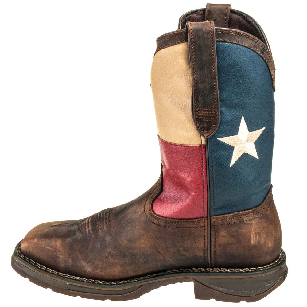 Durango Boots: Men's Steel Toe DB021 EH Texas Flag Cowboy Boots 5 Durango Boots: Men's Steel Toe DB021 EH Texas Flag Cowboy Boots - Image 3