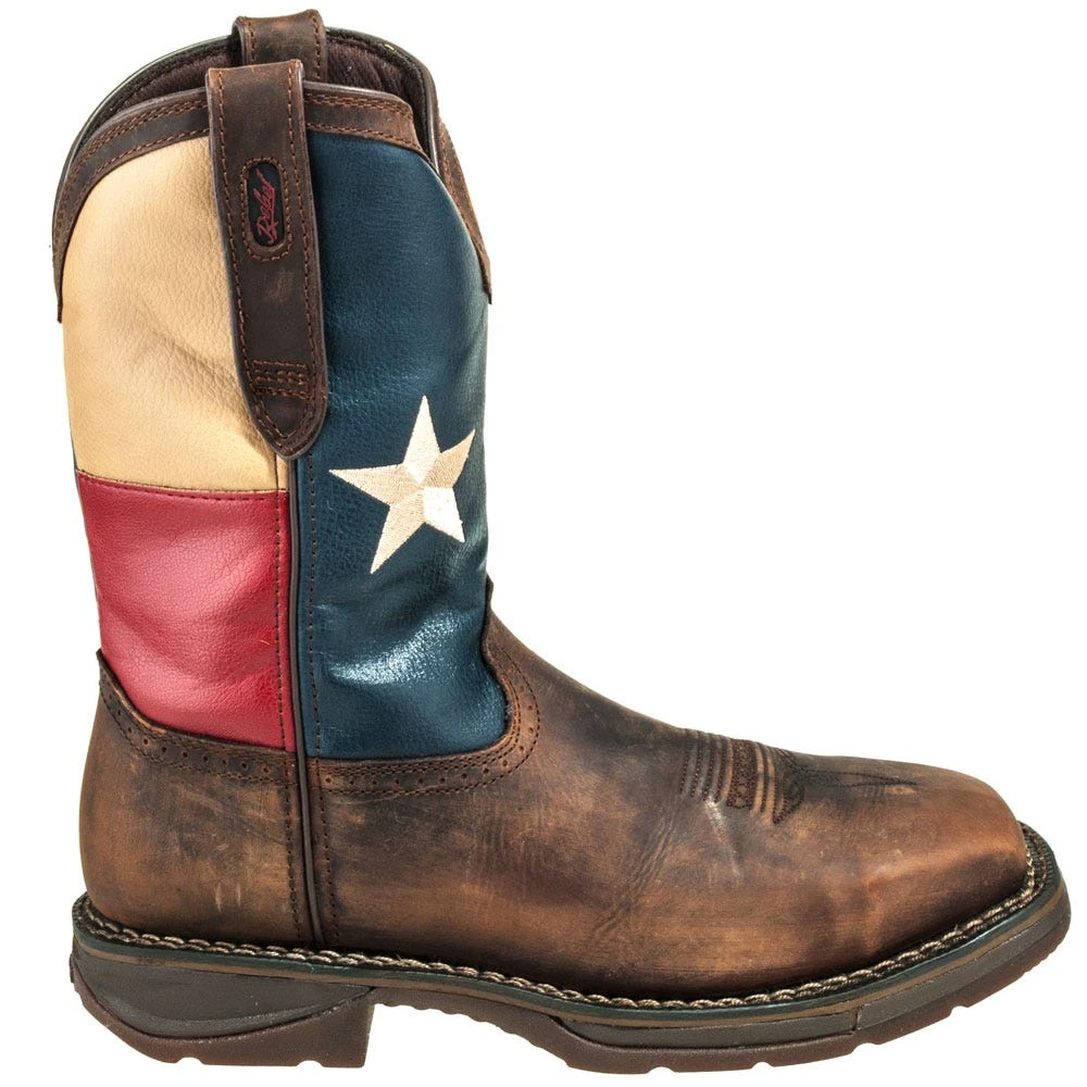Durango Boots: Men's Steel Toe DB021 EH Texas Flag Cowboy Boots 6 Durango Boots: Men's Steel Toe DB021 EH Texas Flag Cowboy Boots - Image 4