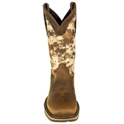 Durango Boots: Men's Desert Camo DDB0166 Rebel Western Pull-On Boots -Men's Work Boots Store durango ddb0166 f 01