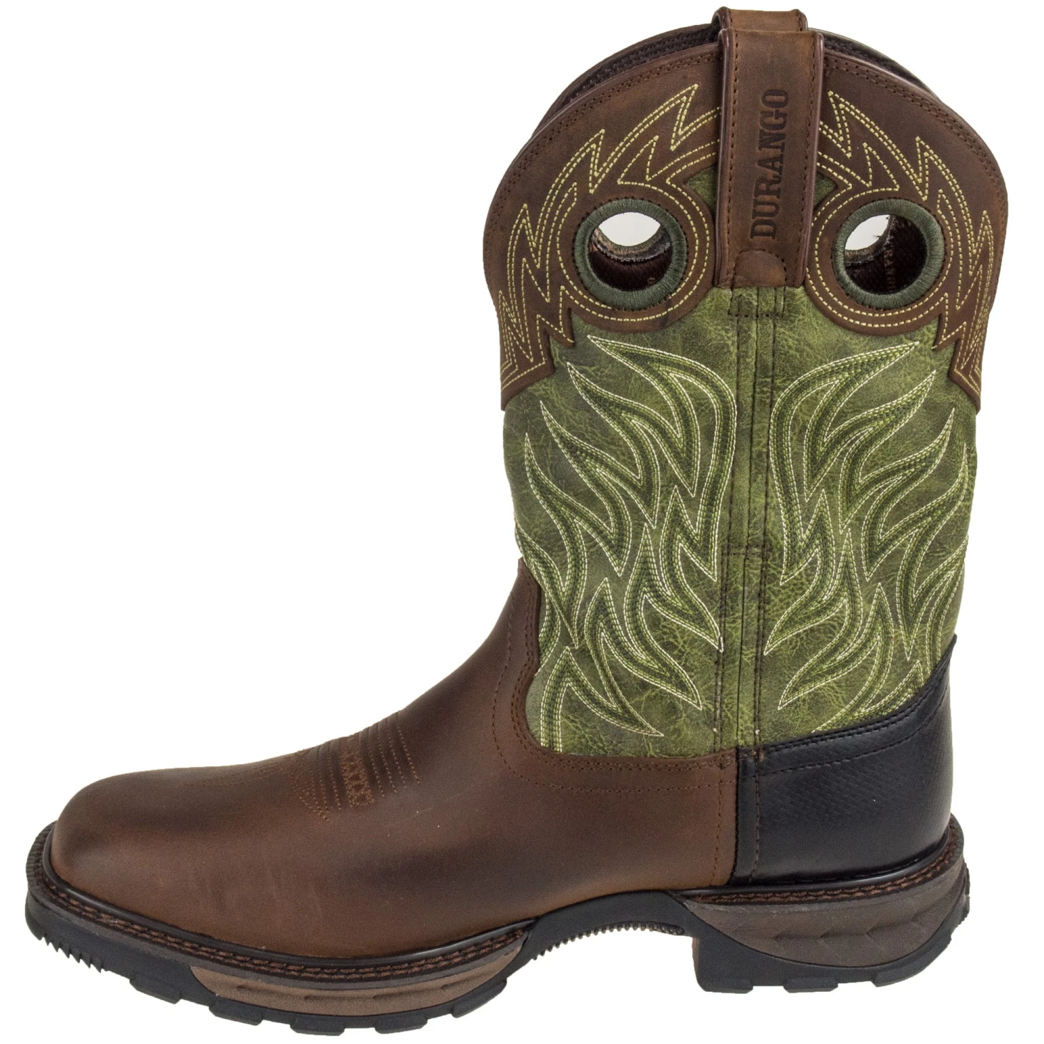 Durango Boots: Men's Brown/Green DDB0177 Maverick XP Waterproof Boots 6 Durango Boots: Men's Brown/Green DDB0177 Maverick XP Waterproof Boots - Image 4