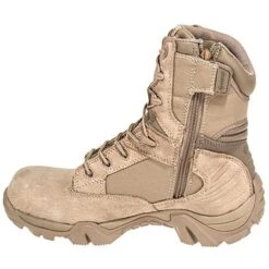 Bates Boots: Men's Tan EH 2276 Water-Resistant Composite Toe Military Boot -Men's Work Boots Store e02276st batesi 01 2
