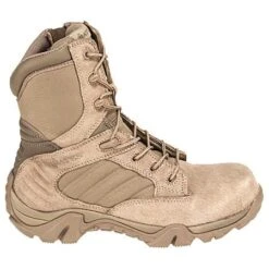 Bates Boots: Men's Tan EH 2276 Water-Resistant Composite Toe Military Boot -Men's Work Boots Store e02276st bateso 01 2