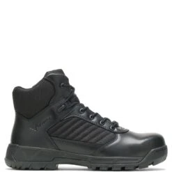 Bates Boots: Men's E03164 Black Composite Toe Tactical Sport 2 Mid Side Zip EH Work Boot -Men's Work Boots Store e03164