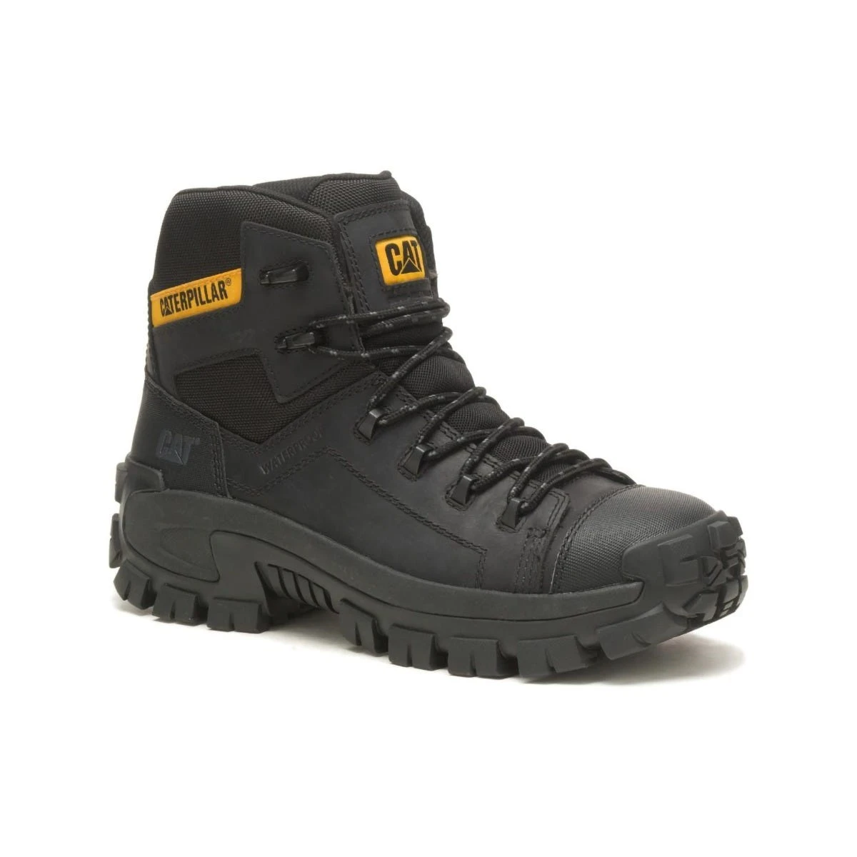 Caterpillar Boots: Men's P91542 Black Composite Toe Invader Hiker Waterproof Work Boot 3 Caterpillar Boots: Men's P91542 Black Composite Toe Invader Hiker Waterproof Work Boot