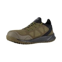 Reebok Shoes: Men's RB4092 Green Steel Toe All Terrain Work Oxfords -Men's Work Boots Store esrdt