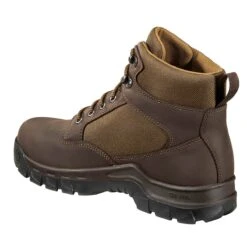 Black Diamond Carhartt Boots: Men's FF6213 Brown Steel Toe Rugged Flex 6" Waterproof Work Boot -Men's Work Boots Store ff6213 m 2edit