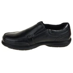 Florsheim Shoes: FE2020 Men's Black Loedin ST EH SR Slip-On Oxfords -Men's Work Boots Store florsheim fe2020 i 001