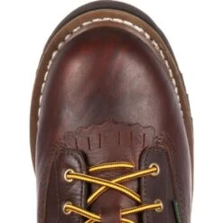 Georgia Boot: Men's G101 Brown 8" Waterproof Work Boots -Men's Work Boots Store g101 6 large