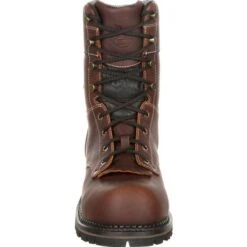Georgia Boots: Men's GB00236 Brown AMP LT Composite Toe Logger Boots -Men's Work Boots Store gb00236 3 large