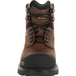 Georgia Boot GB00284 Men's Brown 6" Composite Toe Rumbler Boots 12 Georgia Boot GB00284 Men's Brown 6" Composite Toe Rumbler Boots -Men's Work Boots Store gb00284 3 large