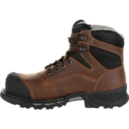 Georgia Boot GB00284 Men's Brown 6" Composite Toe Rumbler Boots 5 Georgia Boot GB00284 Men's Brown 6" Composite Toe Rumbler Boots - Image 3