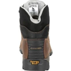 Georgia Boots: Men's GB00312 Brown EH Plain Toe Eagle One Waterproof Boots -Men's Work Boots Store gb00312 4 large