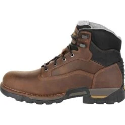 Georgia Boots: Men's GB00313 Brown EH Steel Toe Eagle One Waterproof Work Boots 10 Georgia Boots: Men's GB00313 Brown EH Steel Toe Eagle One Waterproof Work Boots -Men's Work Boots Store gb00313 5 large