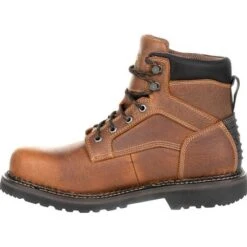 Georgia Boots: Men's GB00316 Brown Waterproof Georgia Giant Revamp Boots -Men's Work Boots Store gb00316 5 large