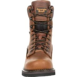 Georgia Boots: Men's GB00318 Brown EH 8" Waterproof Georgia Giant Revamp Work Boots -Men's Work Boots Store gb00318 3 large