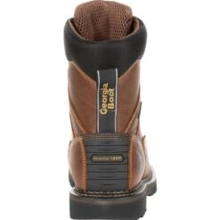 Georgia Boots: Men's GB00318 Brown EH 8" Waterproof Georgia Giant Revamp Work Boots -Men's Work Boots Store gb00318 4 large