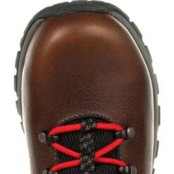 Georgia Boots: Men's GB00397 Brown Black Eagel Trail Waterproof Alloy Toe Hiker Work Boot -Men's Work Boots Store gb00397 6 large