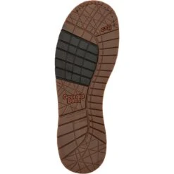 Georgia Boots: Men's GB00489 Brown Plain Toe AMP LT Wedge Moc Toe EH 6" Work Boot -Men's Work Boots Store gb00489 outsole