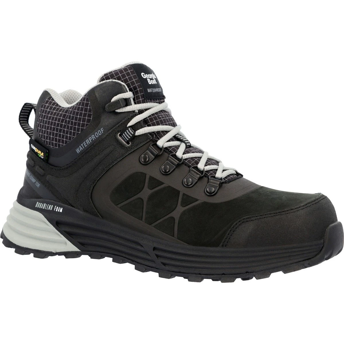 Georgia Boots: Men's GB00595 Black Composite Toe DuraBlend Sport EH Waterproof Hiker Work Boot 3 Georgia Boots: Men's GB00595 Black Composite Toe DuraBlend Sport EH Waterproof Hiker Work Boot