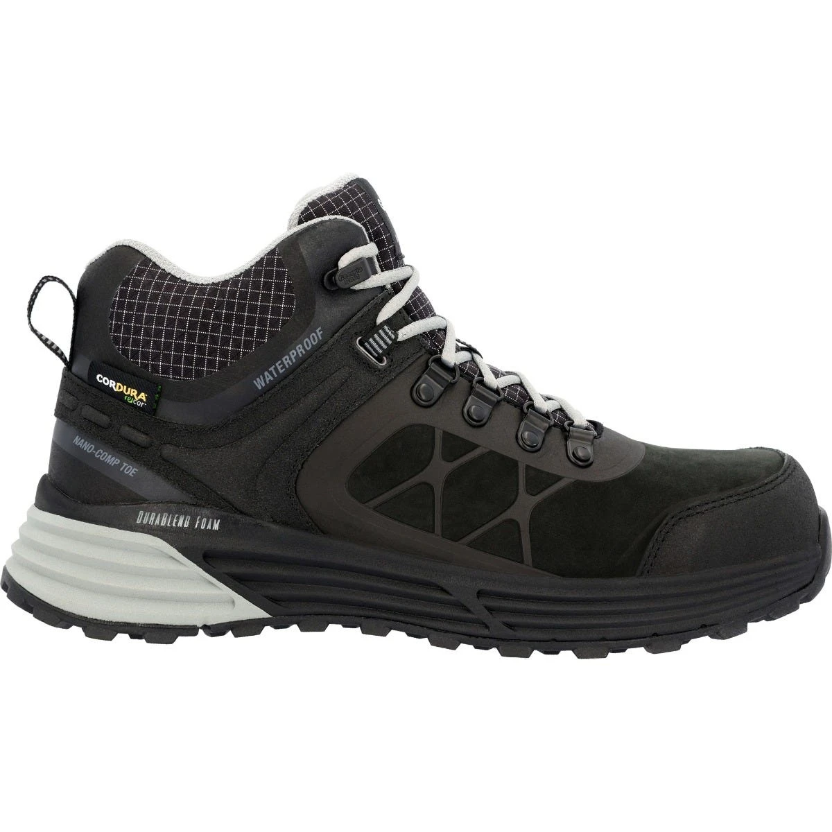 Georgia Boots: Men's GB00595 Black Composite Toe DuraBlend Sport EH Waterproof Hiker Work Boot 4 Georgia Boots: Men's GB00595 Black Composite Toe DuraBlend Sport EH Waterproof Hiker Work Boot - Image 2
