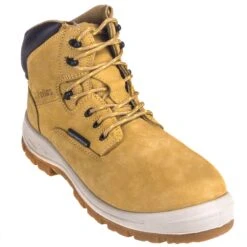 Genuine Grip Boots: Men's 6052 Composite Toe Waterproof Non-Metallic Wheat EH Work Boots -Men's Work Boots Store genuine grip 6052 p 01