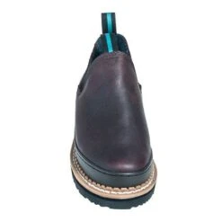 Georgia Boots: Men's Brown GR262 Oil Resistant Giant Romeo Soggy Work Boots -Men's Work Boots Store georgia g262 f 01