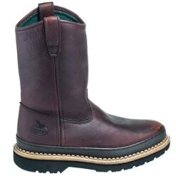 Georgia Boot G4274 Men’s Georgia Giant Brown Pull On Wellington Work Boots -Men's Work Boots Store georgia g4274 o 01 1