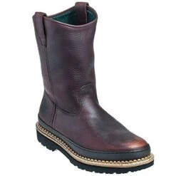 Georgia Boot G4274 Men’s Georgia Giant Brown Pull On Wellington Work Boots -Men's Work Boots Store georgia g4274 p 01 1