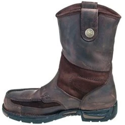 Georgia Boots: Men's Athens Brown G4403 Waterproof Non Slip Wellington Work Boots -Men's Work Boots Store georgia g4403 i 01