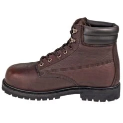 Georgia Boots: Waterproof G6174 Brown Steel Toe EH Men's 6-Inch Oiler Work Boots -Men's Work Boots Store georgia g6174 i 01