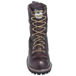 Georgia Boots: Men's Brown G7113 Waterproof Goodyear Welt Logger Boots -Men's Work Boots Store georgia g7113 f 01