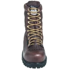 Georgia Boots: Men's G8341 Brown Steel Toe Waterproof EH Work Boots -Men's Work Boots Store georgia g8341 f 01