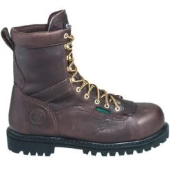 Georgia Boots: Men's G8341 Brown Steel Toe Waterproof EH Work Boots -Men's Work Boots Store georgia g8341 o 01