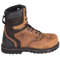 Georgia Boots: Waterproof General Toe Men's G9134 Dark Brown Brookville 8-Inch Leather Work Boots 12 Georgia Boots: Waterproof General Toe Men's G9134 Dark Brown Brookville 8-Inch Leather Work Boots -Men's Work Boots Store georgia g9334 o 01 1