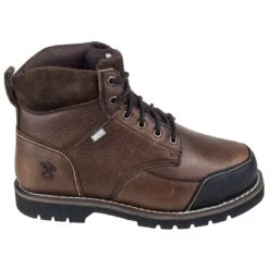 Iron Age Boots: Men's Brown IA0163 Steel Toe Internal Met Guard Work Boots -Men's Work Boots Store ia0163 2