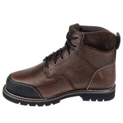 Iron Age Boots: Men's Brown IA0163 Steel Toe Internal Met Guard Work Boots -Men's Work Boots Store ia0163 4