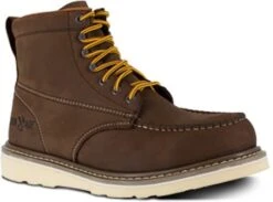Iron Age Boot: Men's IA5061 Tan Reinforcer Steel Toe EH Wedge Boot -Men's Work Boots Store ia5061 expand