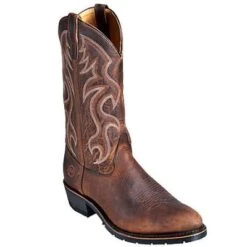 Double H Boots: Men's 3282 Western 12 Inch Pull-On USA-Made Cowboy Boots -Men's Work Boots Store image 43560 1