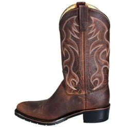 Double H Boots: Men's 3282 Western 12 Inch Pull-On USA-Made Cowboy Boots -Men's Work Boots Store image 43564 1