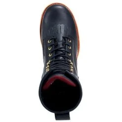 Chippewa Boots: Men's Steel Toe EH 73020 Black Logger Boots -Men's Work Boots Store image 45187