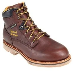 Chippewa Boots: Men's Insulated 72125 Waterproof Brown Work Boots -Men's Work Boots Store image 45193