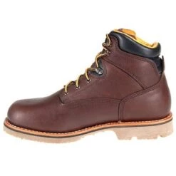 Chippewa Boots: Men's Insulated 72125 Waterproof Brown Work Boots -Men's Work Boots Store image 45197