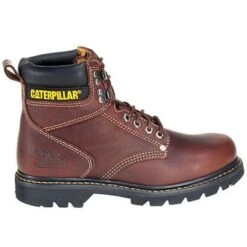 Caterpillar Boots: Men's Steel Toe 89817 EH Nubuck Leather Boots -Men's Work Boots Store image 45556