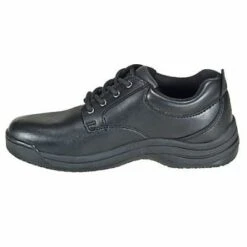 Skidbuster Shoes: Men's Black Non Slip Oxford Work Shoes S5071 -Men's Work Boots Store image 46285