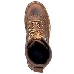 Carolina Boots: Men's Brown CA8824 EH Waterproof Logger Work Boots -Men's Work Boots Store image 48420