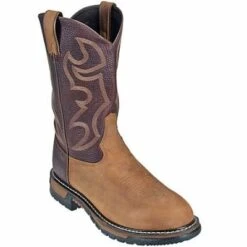 Rocky Boots: Men's Round Toe Slip-Resistant Cowboy Boots 2732 15 Rocky Boots: Men's Round Toe Slip-Resistant Cowboy Boots 2732 -Men's Work Boots Store image 50651