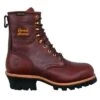 Chippewa Boots: Men's Brown Waterproof EH Steel Toe 73060 Insulated Logger Work Boots -Men's Work Boots Store image 51657